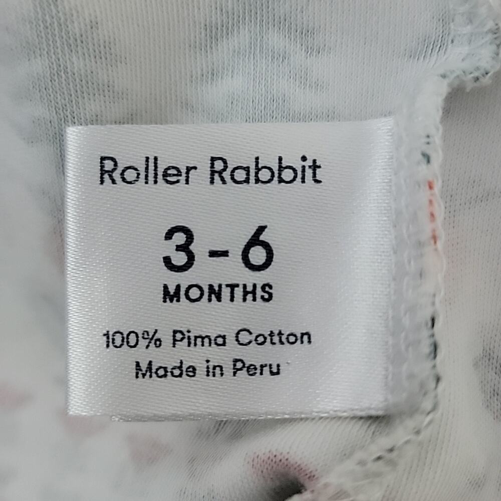Roller Rabbit pima cotton footed coverall sleeper bundle 3-6M - Picture 13 of 16